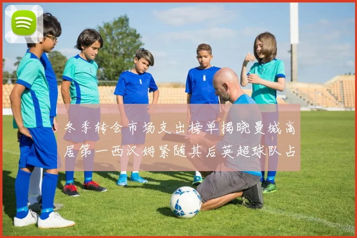 冬季转会市场支出榜单揭晓曼城高居第一西汉姆紧随其后英超球队占据五席